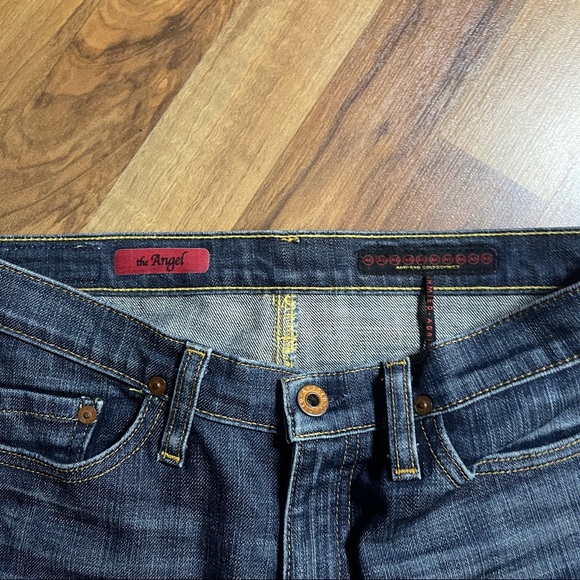 Adriano Goldschmied The Angel Boot Cut Blue Denim Jeans Women's Size 27 Regular - Picture 4 of 10